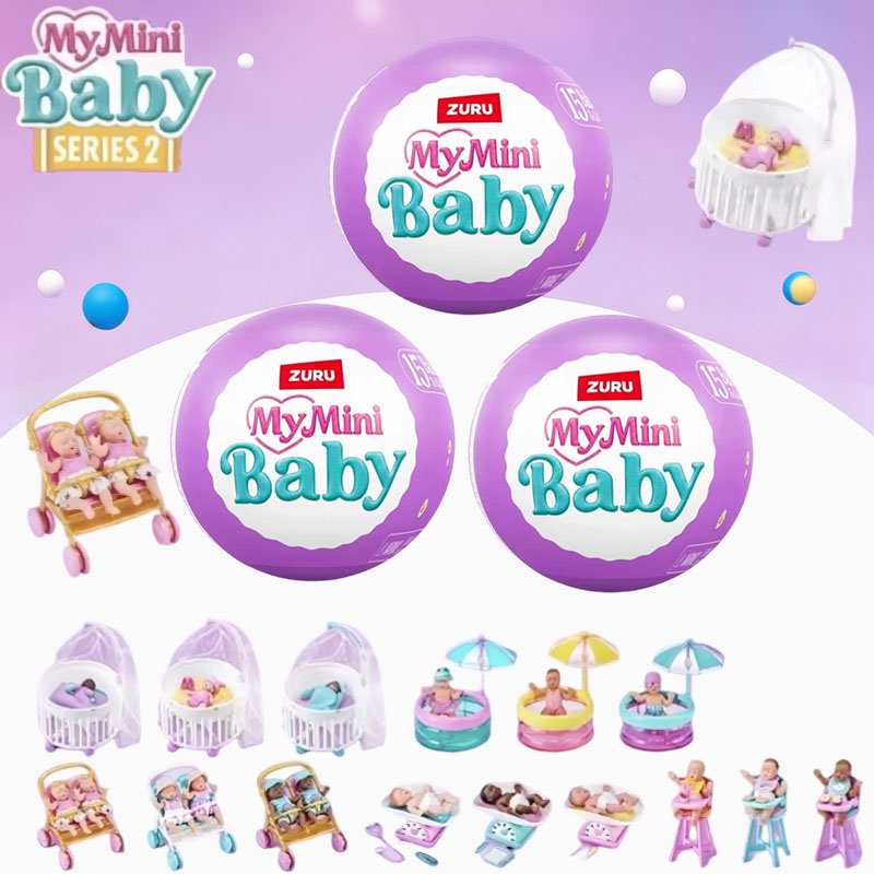 Baby Products Good Brand - マイミニベイビーシリーズ ZURU 5 サプライズボール ミステリーボックス ミニブランドコレクション