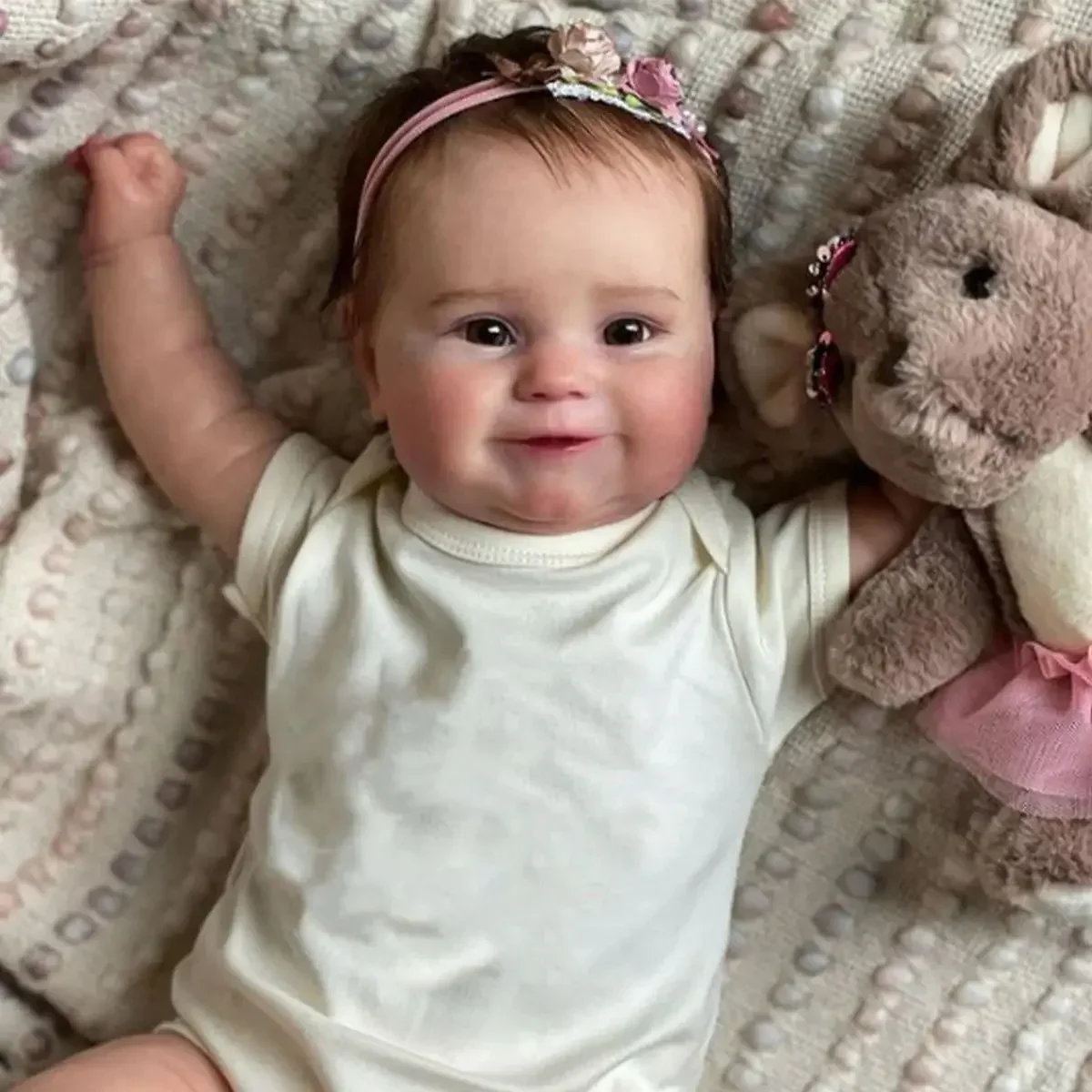 Baby Products For Newborn - 50cm 20インチのリアルな完成品、新生児のような赤ちゃん人形。赤ちゃん人形はすでに塗装済み。リボーンドール。