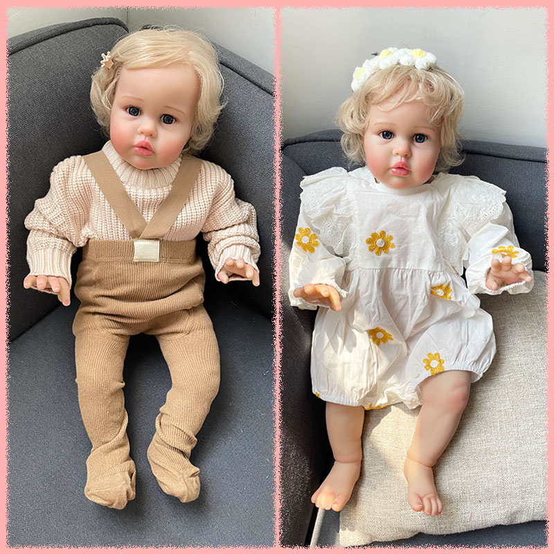 Baby Products For Newborn - 幼児プリンセスガール エリー 22インチ リアルな新生児リボーンドール ソフトタッチ 3Dスキン