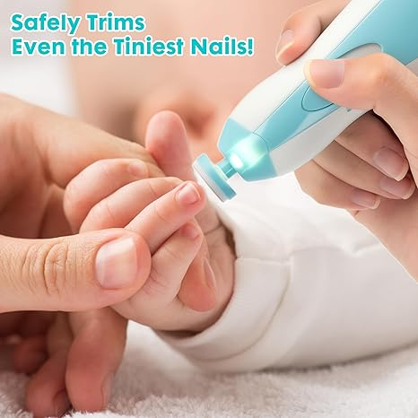 多機能電動ベビーネイルトリマーベビー爪やすりバリカンつま先爪 - Baby Nail Trimmer Electric のレビューと価格