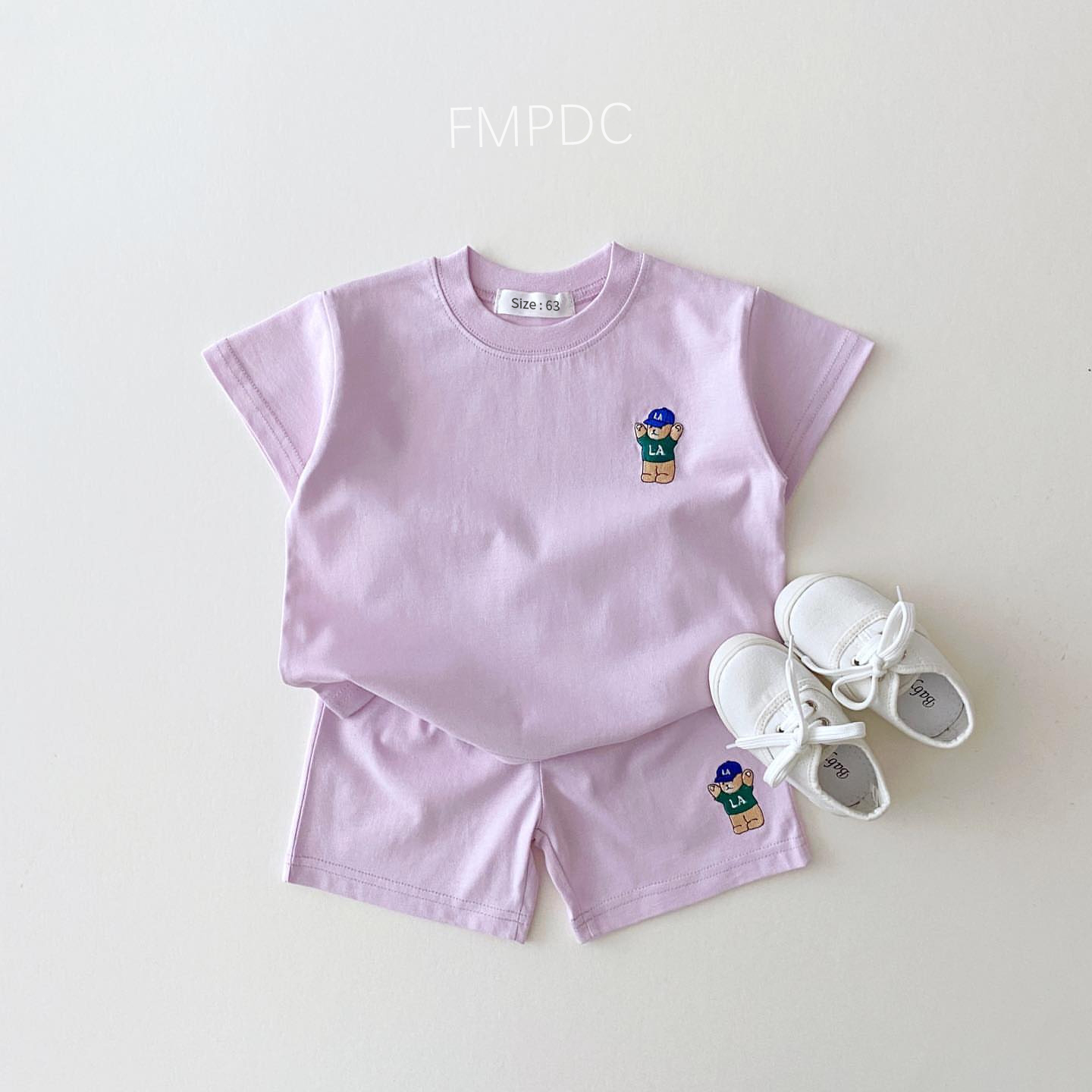 男の子と女の子のための韓国の夏服,2ピース,刺embroid - Baby Products Korea のレビューと価格