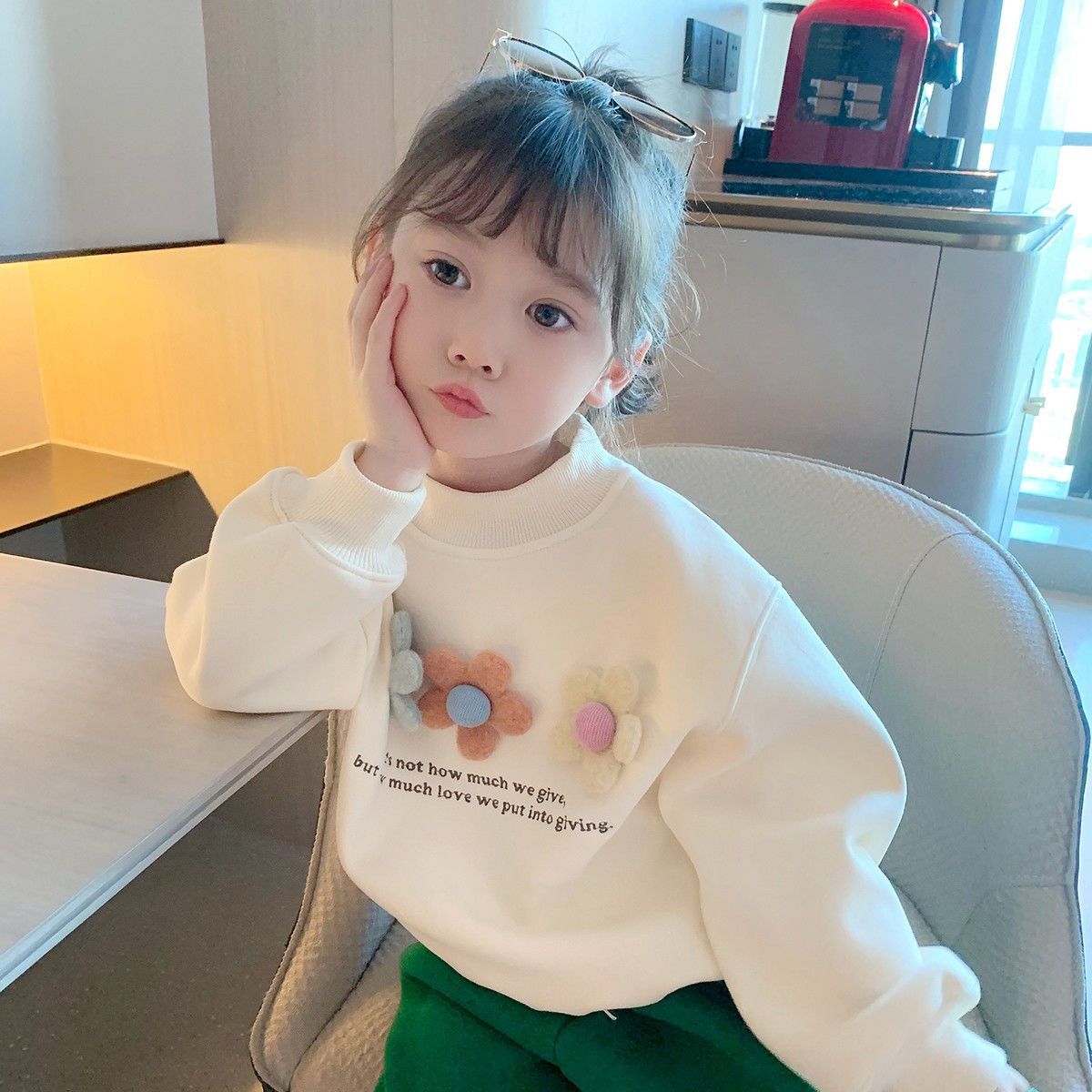 2026 秋韓国女の子綿花スウェットシャツトラックスーツ幼児 - Baby Products Korea のレビューと価格