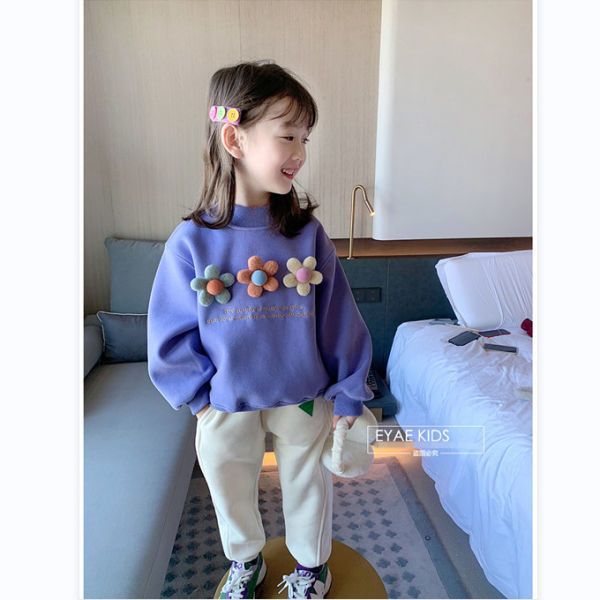 2026 秋韓国女の子綿花スウェットシャツトラックスーツ幼児 - Baby Products Korea のレビューと価格
