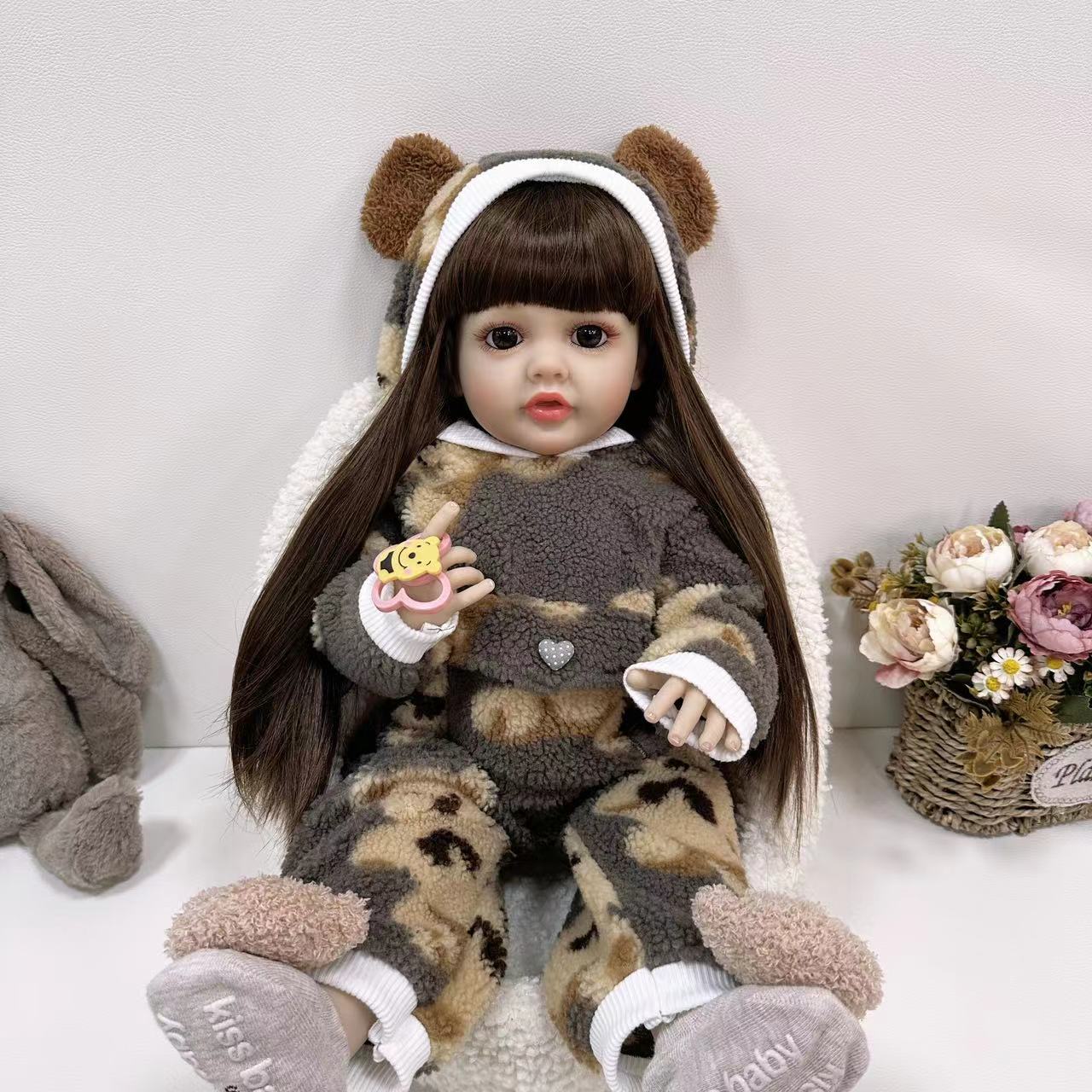 コケラ 55cm リアルなシリコン製新生児リボーンドール 2 - Baby Products For Newborn のレビューと価格