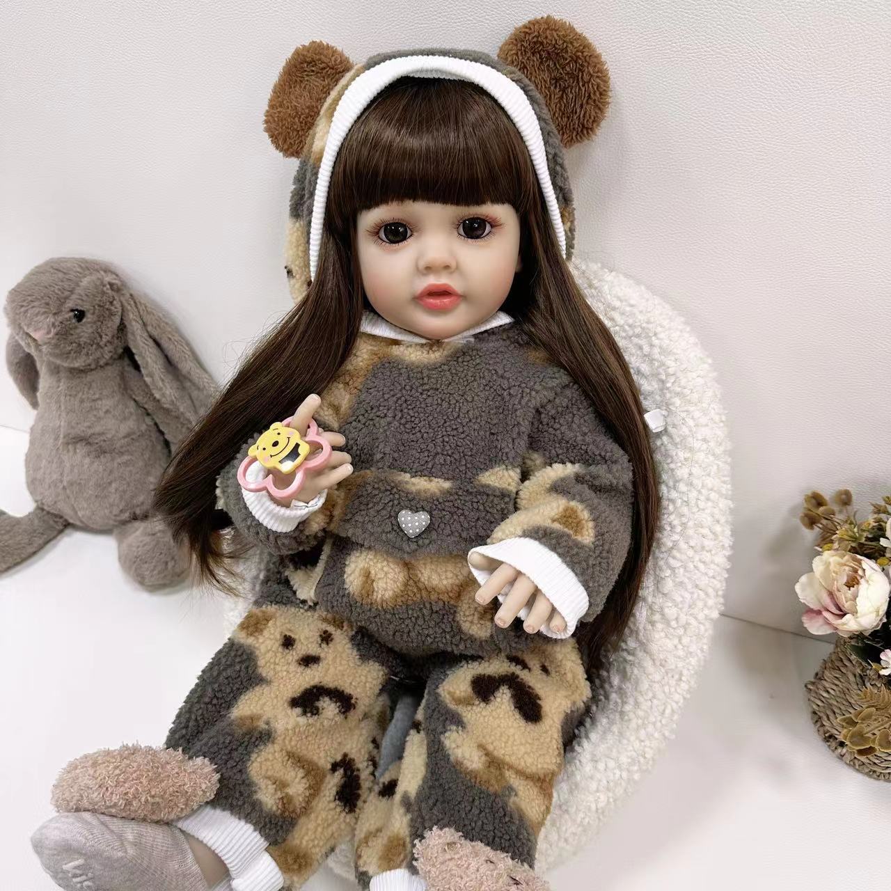 コケラ 55cm リアルなシリコン製新生児リボーンドール 2 - Baby Products For Newborn のレビューと価格