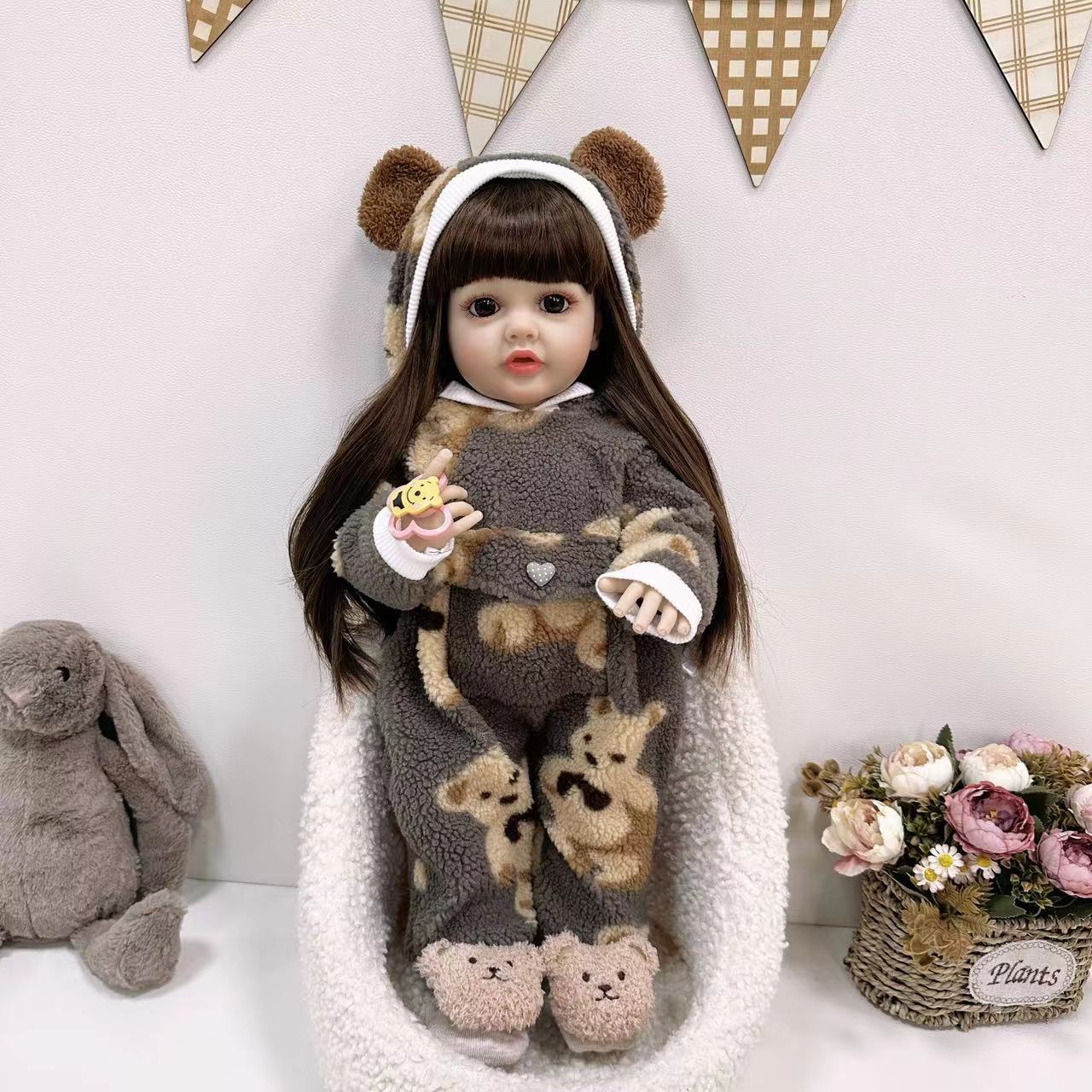 コケラ 55cm リアルなシリコン製新生児リボーンドール 2 - Baby Products For Newborn のレビューと価格