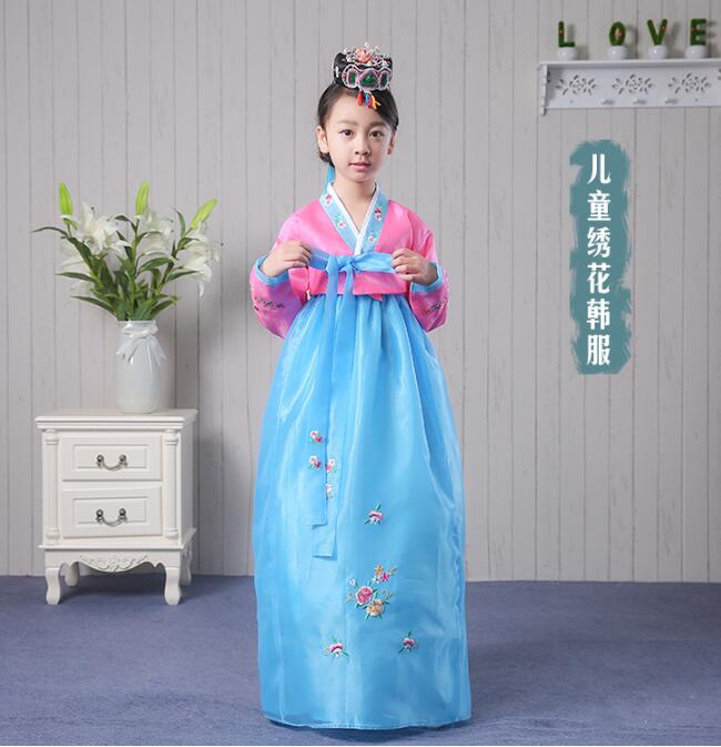 韓服ガールドレス子供ダンス服韓国の伝統ステージエスニック刺繍 - Baby Products Korea のレビューと価格