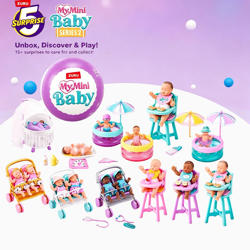 マイミニベイビーシリーズ ZURU 5 サプライズボール ミ - Baby Products Good Brand のレビューと価格