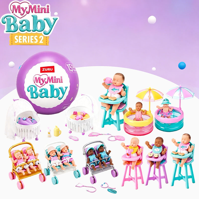 マイミニベイビーシリーズ ZURU 5 サプライズボール ミ - Baby Products Good Brand のレビューと価格
