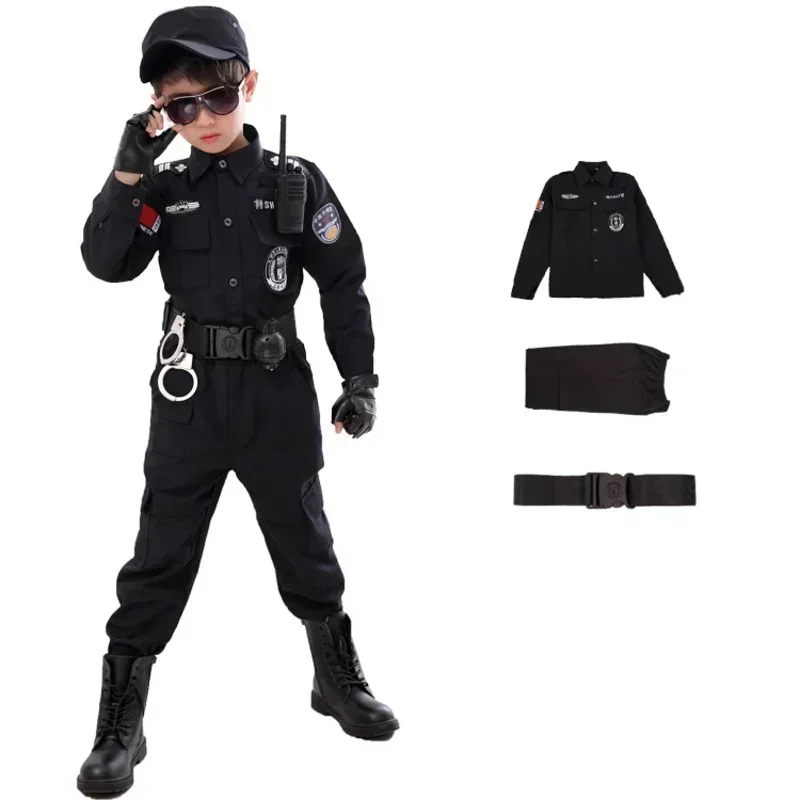 子供用警察官コスチューム警察制服陸軍警察官コスプレ服スーツ男 - Baby Products Korea のレビューと価格