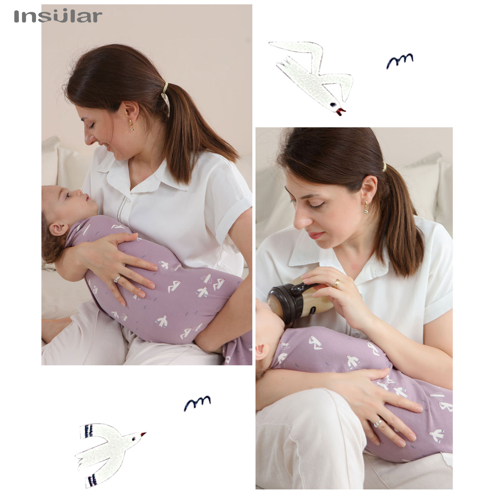新生児用おくるみ ソフト 100% コットン スリープブラン - Baby Products For Newborn のレビューと価格