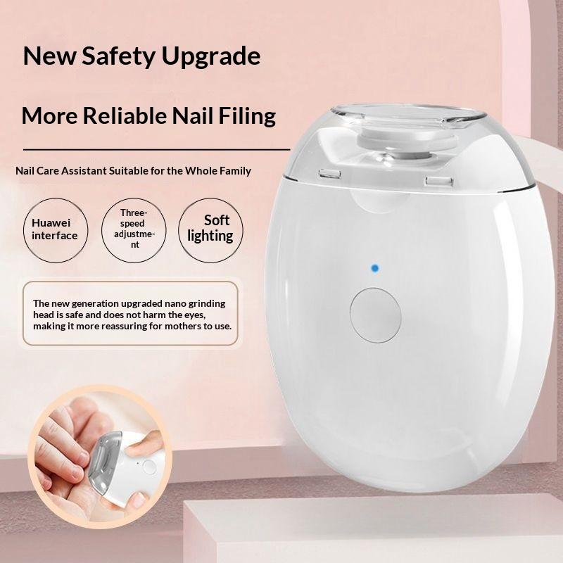 2in1電動ネイルクリッパー＆カッター、LEDライト付き自動 - Baby Nail Trimmer Electric のレビューと価格