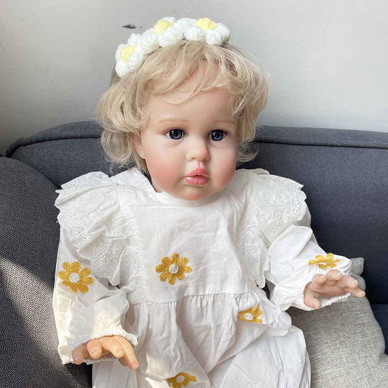 幼児プリンセスガール エリー 22インチ リアルな新生児リボ - Baby Products For Newborn のレビューと価格