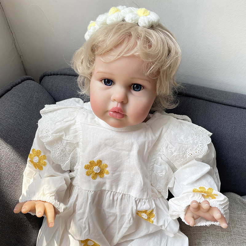 幼児プリンセスガール エリー 22インチ リアルな新生児リボ - Baby Products For Newborn のレビューと価格