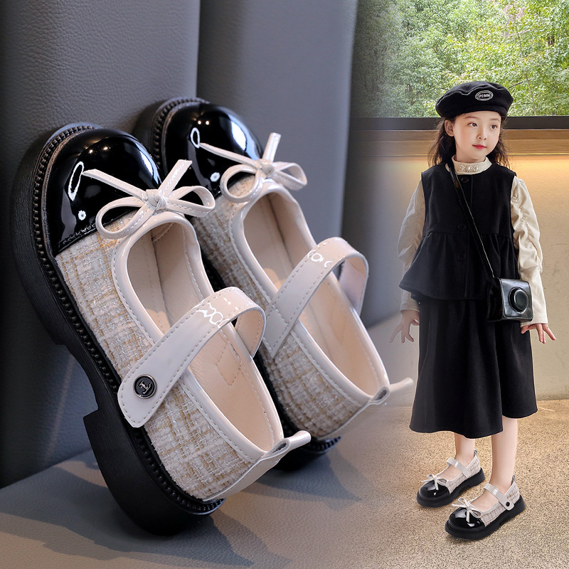 女の子の春と秋の革靴 2025 中年子供ベビーソフト底パフォ - Baby Products For Summer のレビューと価格