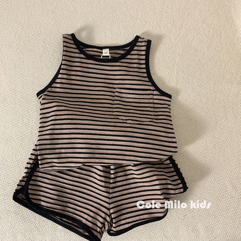 子供用夏服セット,2枚,ショートベスト,女の子用Tシャツ,通 - Baby Products Korea のレビューと価格