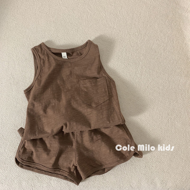 子供用夏服セット,2枚,ショートベスト,女の子用Tシャツ,通 - Baby Products Korea のレビューと価格