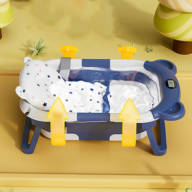 ベビーバス用折りたたみ式バスタブ,温度センサー,新生児測定, - Baby Products For Newborn のレビューと価格