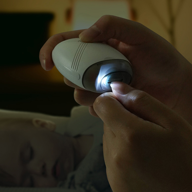 ベビーネイルトリマー電気ランプ付き爪切り研磨爪切りマニキュア - Baby Nail Trimmer Electric のレビューと価格