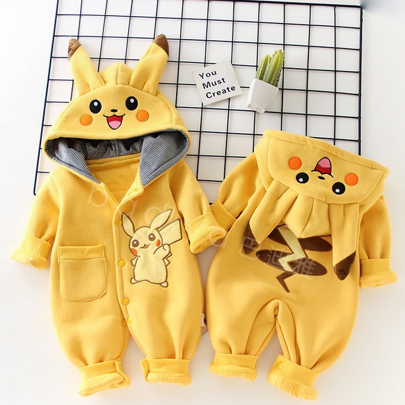 漫画ポケットモンスターベビーパジャマ新生児かわいい冬長袖子供 - Baby Products For Newborn のレビューと価格