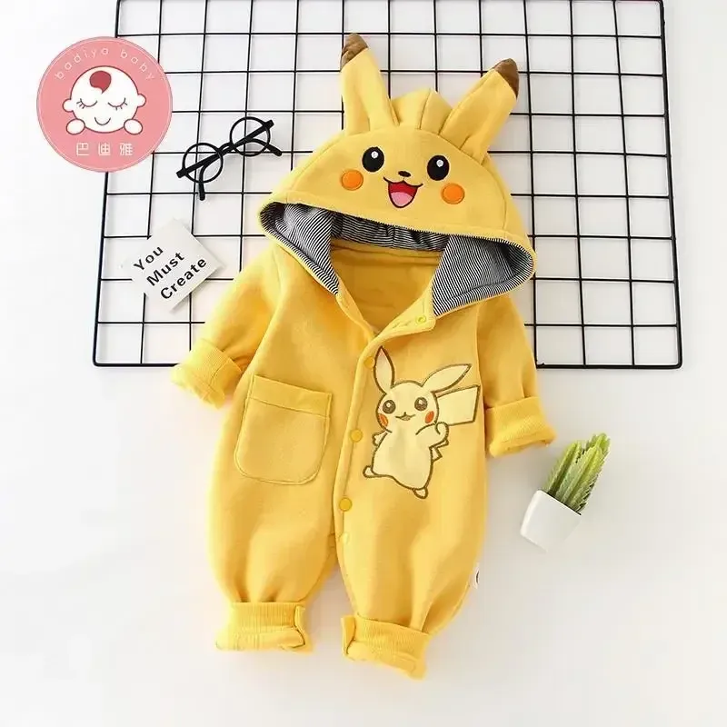 漫画ポケットモンスターベビーパジャマ新生児かわいい冬長袖子供 - Baby Products For Newborn のレビューと価格