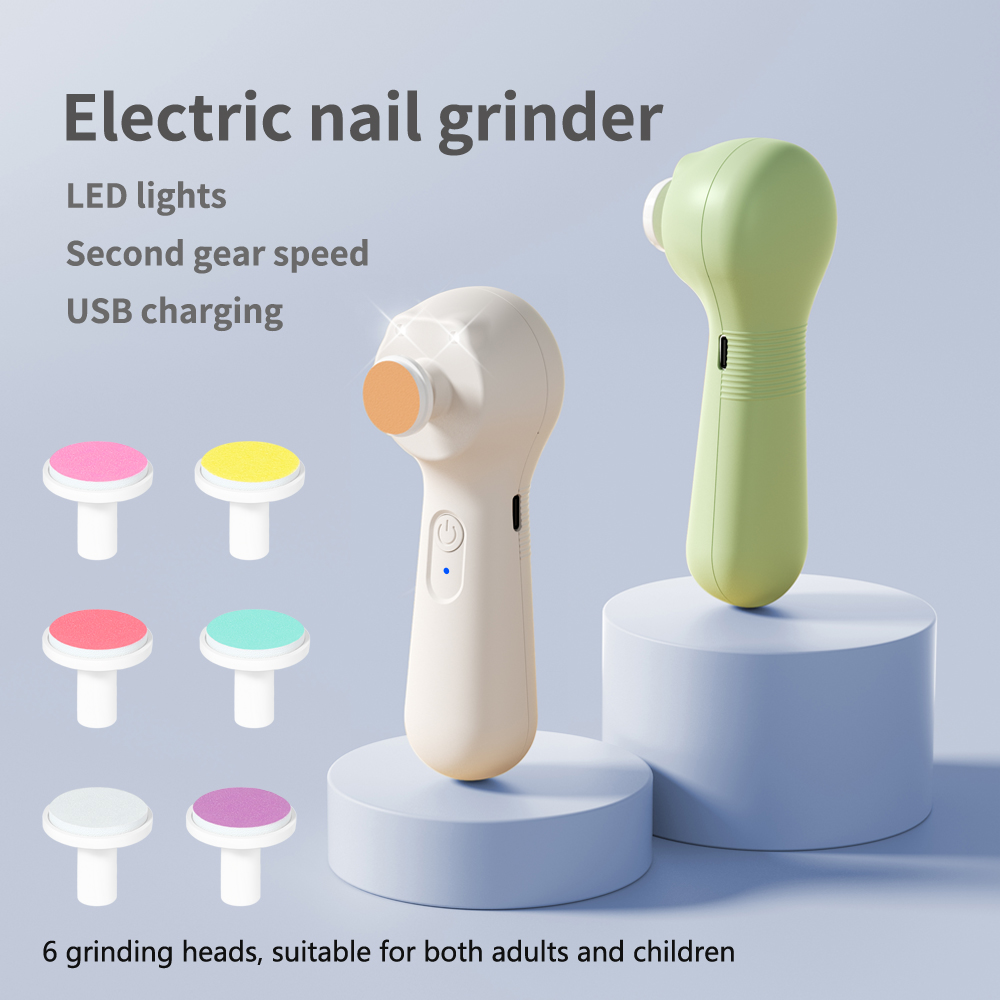 充電式6in1電動ベビーネイルトリマー、低騒音安全ネイルシャ - Baby Nail Trimmer Electric のレビューと価格
