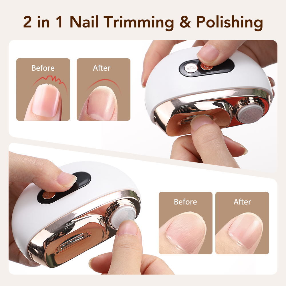 自動電動爪切り 3段階速度調整 ベビー・大人用 防滴爪トリマ - Baby Nail Trimmer Electric のレビューと価格