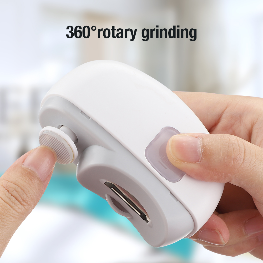 子供と大人のためのライト付き電動ネイルトリマー,自動充電式マ - Baby Nail Trimmer Electric のレビューと価格