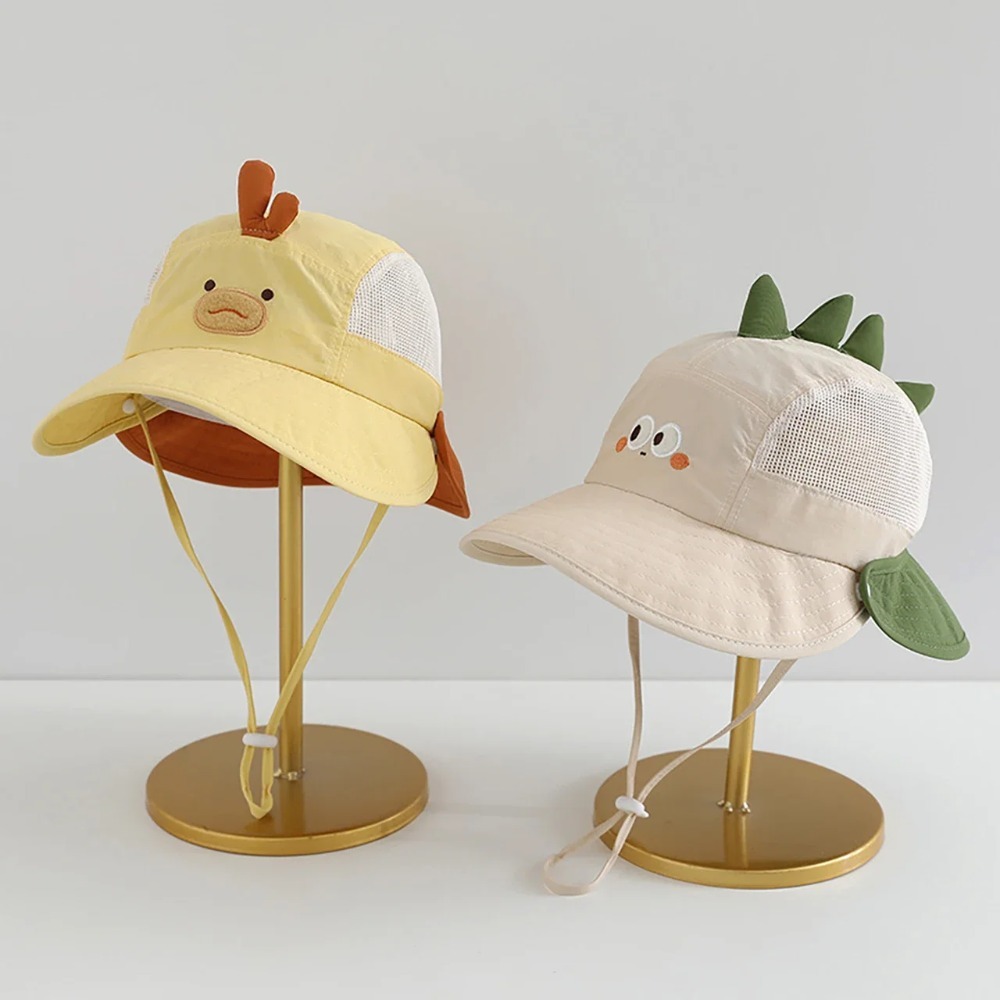 かわいい漫画風ベビービーチハット、クマとウサギの耳付き、通気 - Baby Products For Summer のレビューと価格