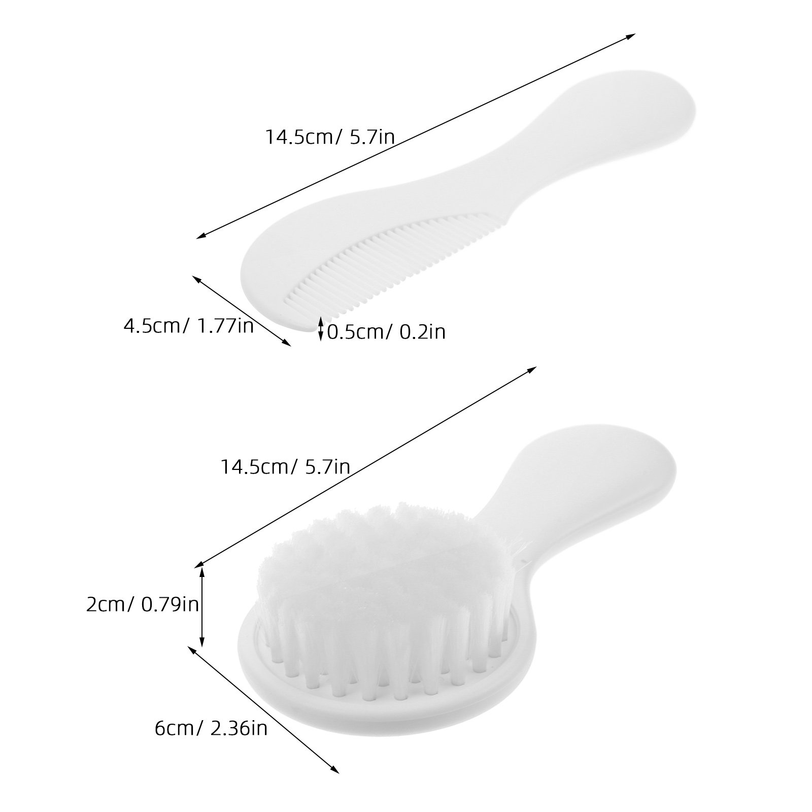 ベビーヘアブラシ2個セット 新生児必需品 グルーミングキット - Baby Products Must Have のレビューと価格