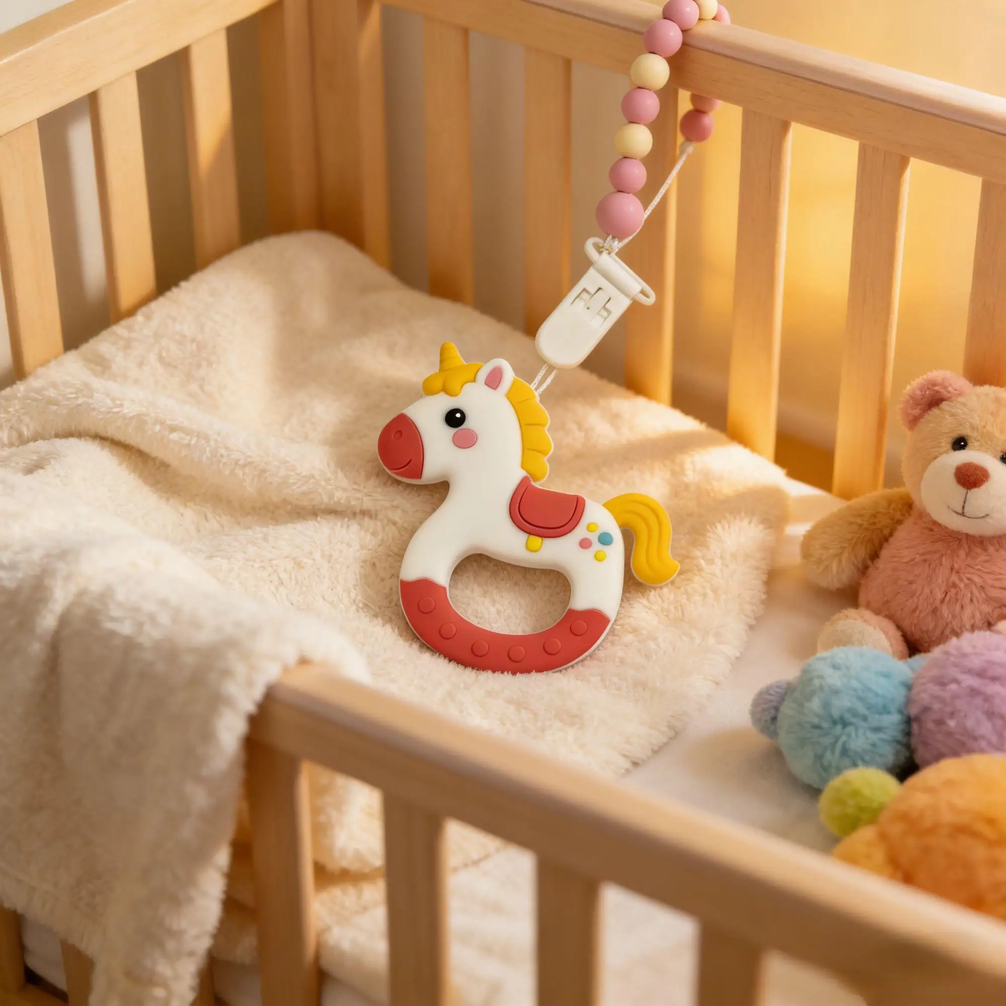 0～6ヶ月用ベビー歯固め BPAフリー シリコン製 噛むおも - Baby Products For Newborn のレビューと価格