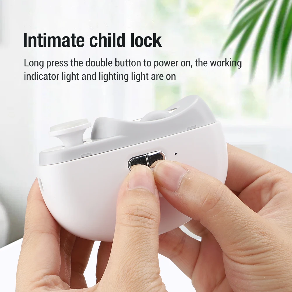 電動爪切り 研削と研磨 ライト付き 自動爪トリマー 充電式爪 - Baby Nail Trimmer Electric のレビューと価格